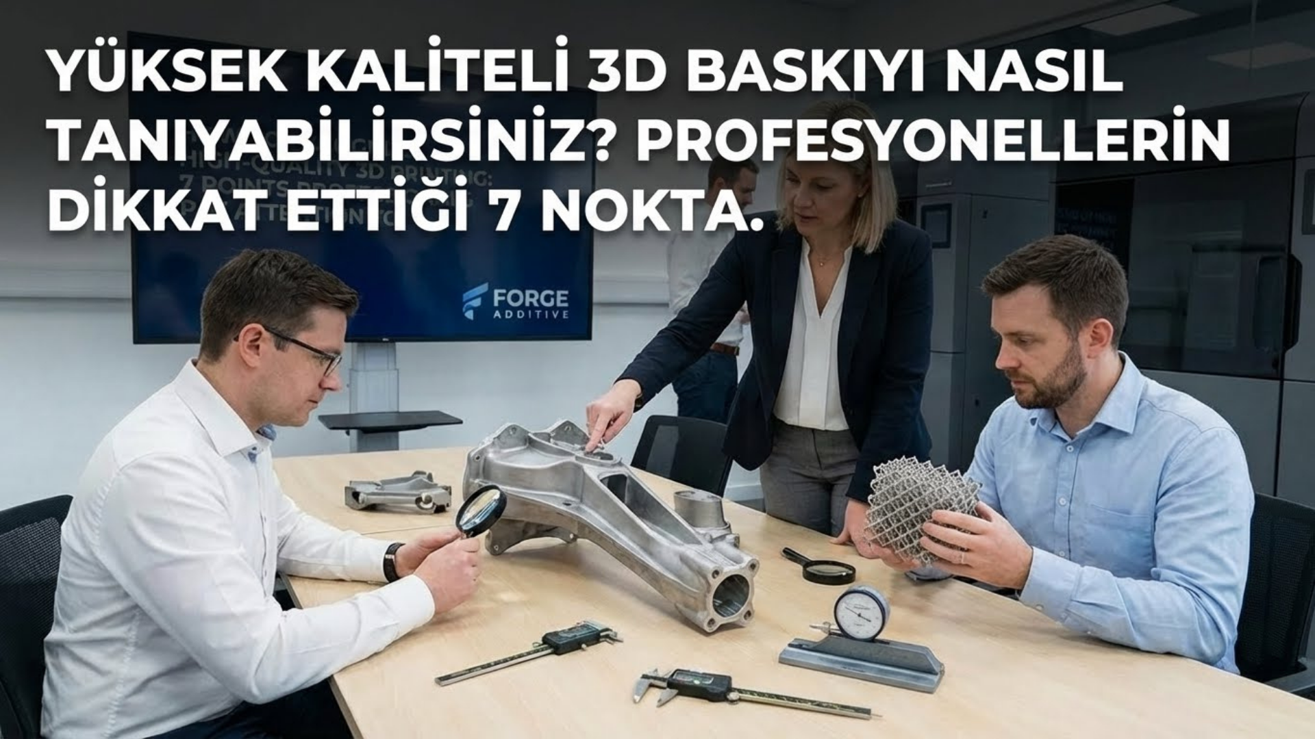 Kaliteli 3D Baskı Nasıl Anlaşılır? Profesyonellerin Dikkat Ettiği 7 Nokta
