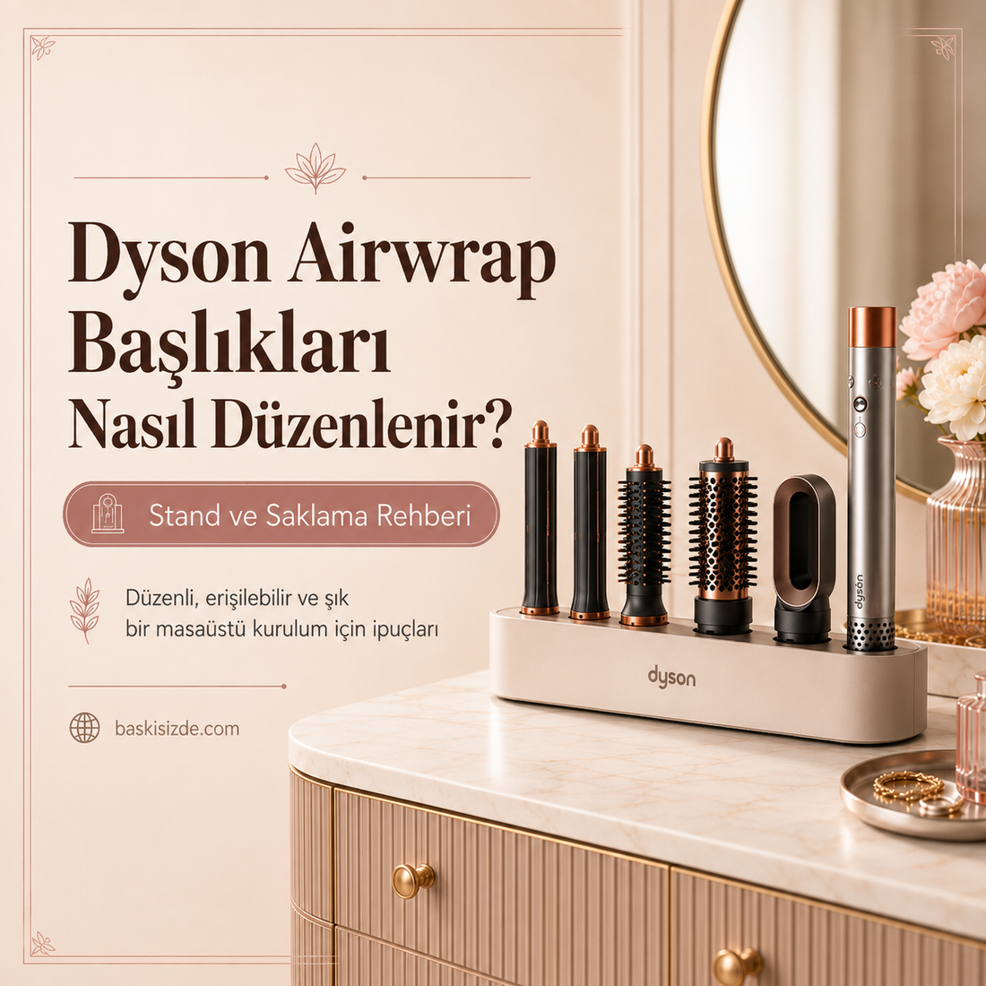 Dyson Airwrap Başlıkları Nasıl Düzenlenir? Stand ve Saklama Rehberi