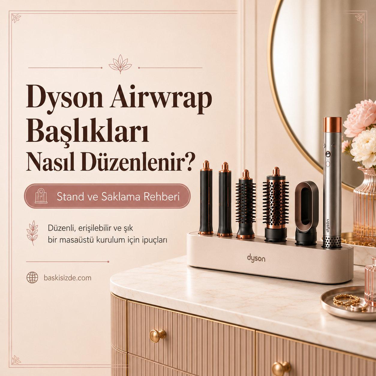 Dyson Airwrap Başlıkları Nasıl Düzenlenir? Stand ve Saklama Rehberi