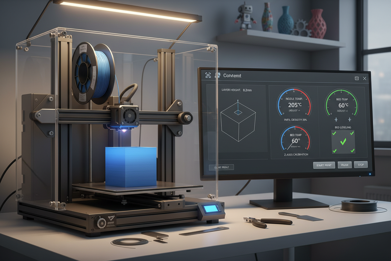Yeni Başlayanlar İçin 3D Yazıcı Ayarları: İlk Baskıyı Mükemmel Yapma