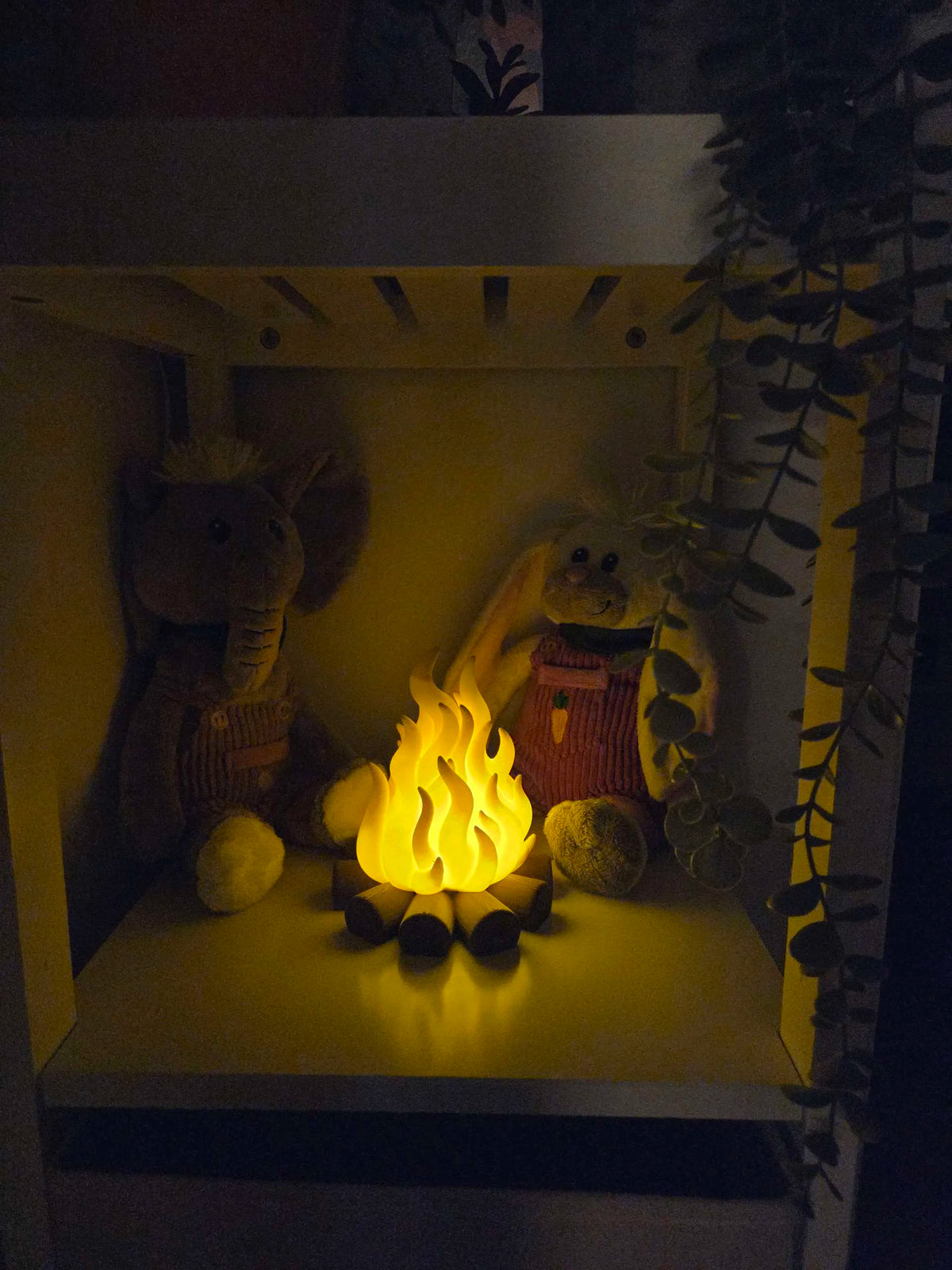 Alev Temalı Halloween LED Mumluk – Pilli LED Mum Dahil Gotik Ambiyans Dekoru