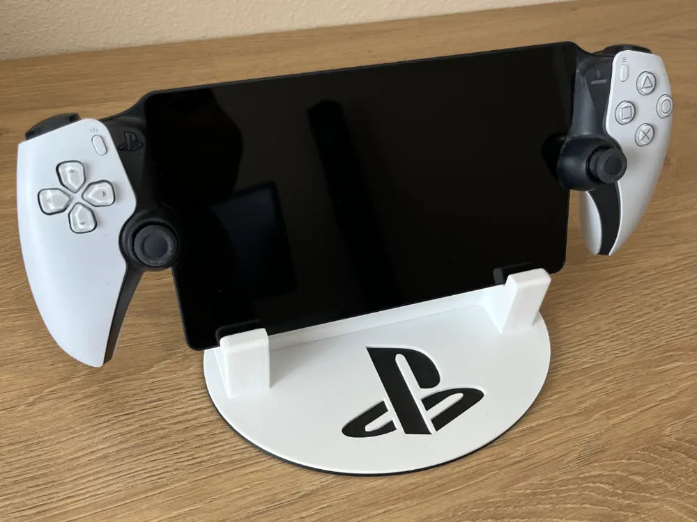 PlayStation Portal Uyumlu Masaüstü Standı | Özel Tasarım Logolu Oyun Konsolu Tutucu