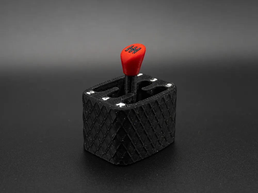 Mini Manuel Vites Anahtarlık ve Fidget Oyuncak – Hareketli Vites Kolu Tasarımı