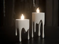 Damla Formlu Minimalist İkili Mumluk Seti | Modern Dekorasyon