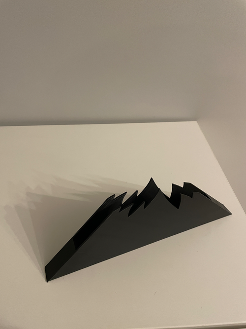 Dağ Motifli V60 Filtre Kağıdı Tutucu | Minimalist Kahve Köşesi Düzenleyici