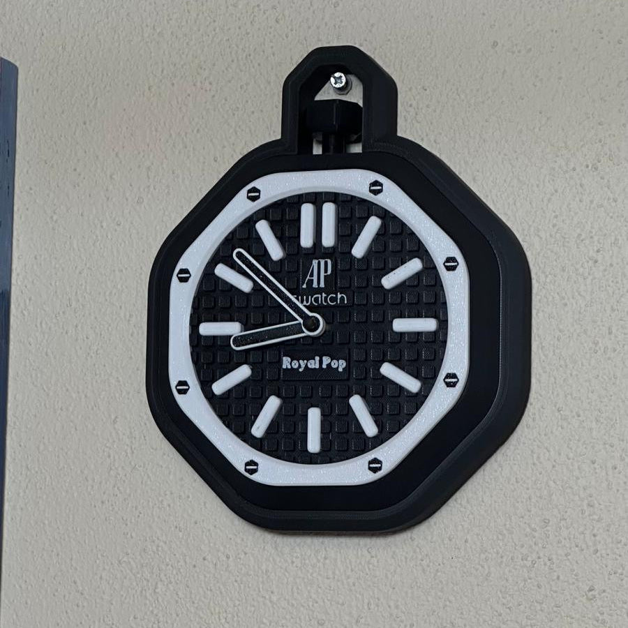 AP x Swatch Royal Pop Duvar Saati | Premium Tasarım