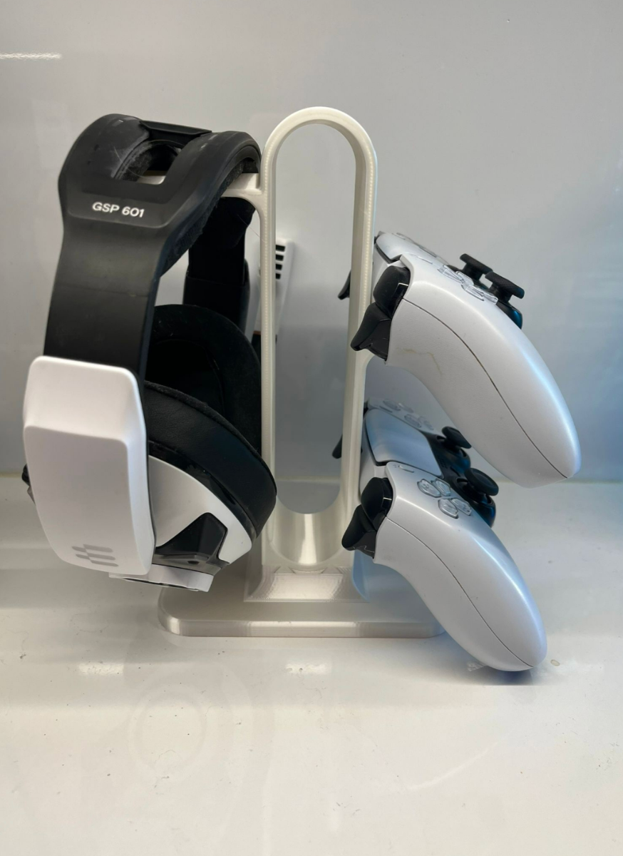 PlayStation 5 Uyumlu 2 Kol + Kulaklık Standı | Gaming Setup Aksesuarı