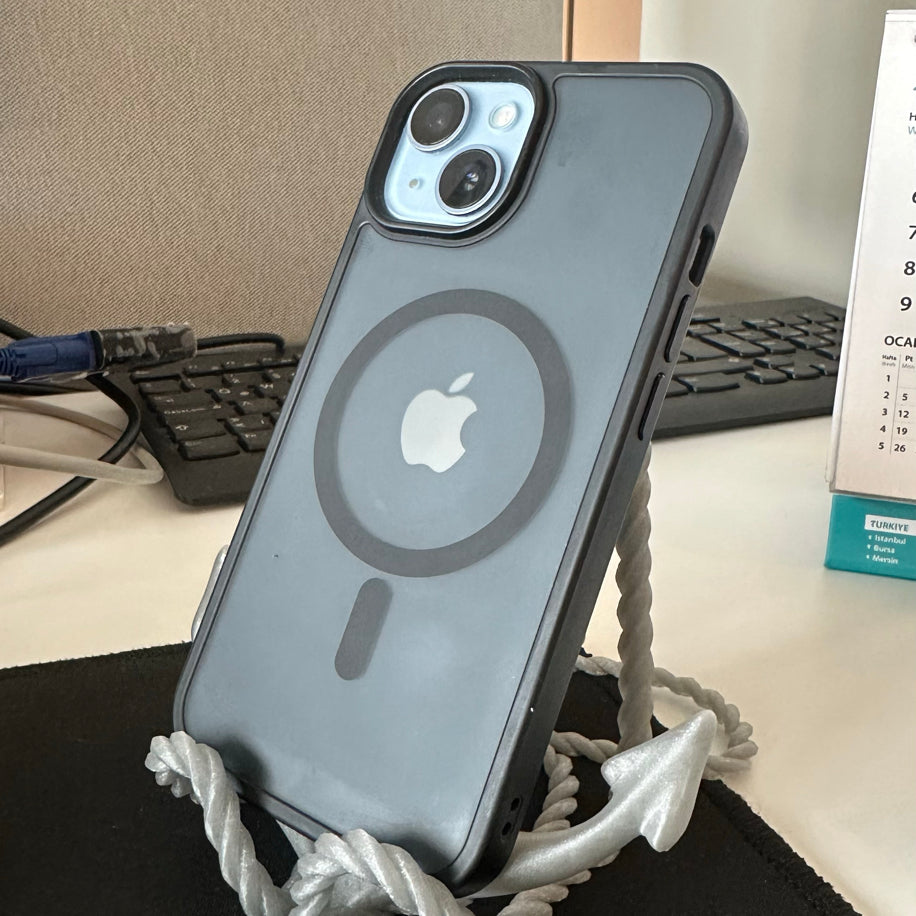 Çapa Tasarımlı Telefon Standı | Deniz Temalı Dekoratif Telefon Tutucu