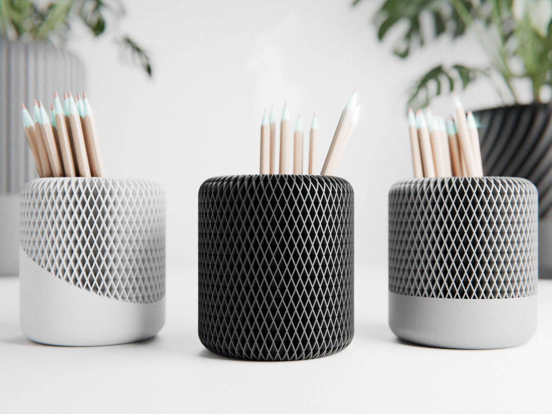 Modern Masaüstü Kalemlik – Minimal Tasarım Ofis ve Çalışma Masası Düzenleyici